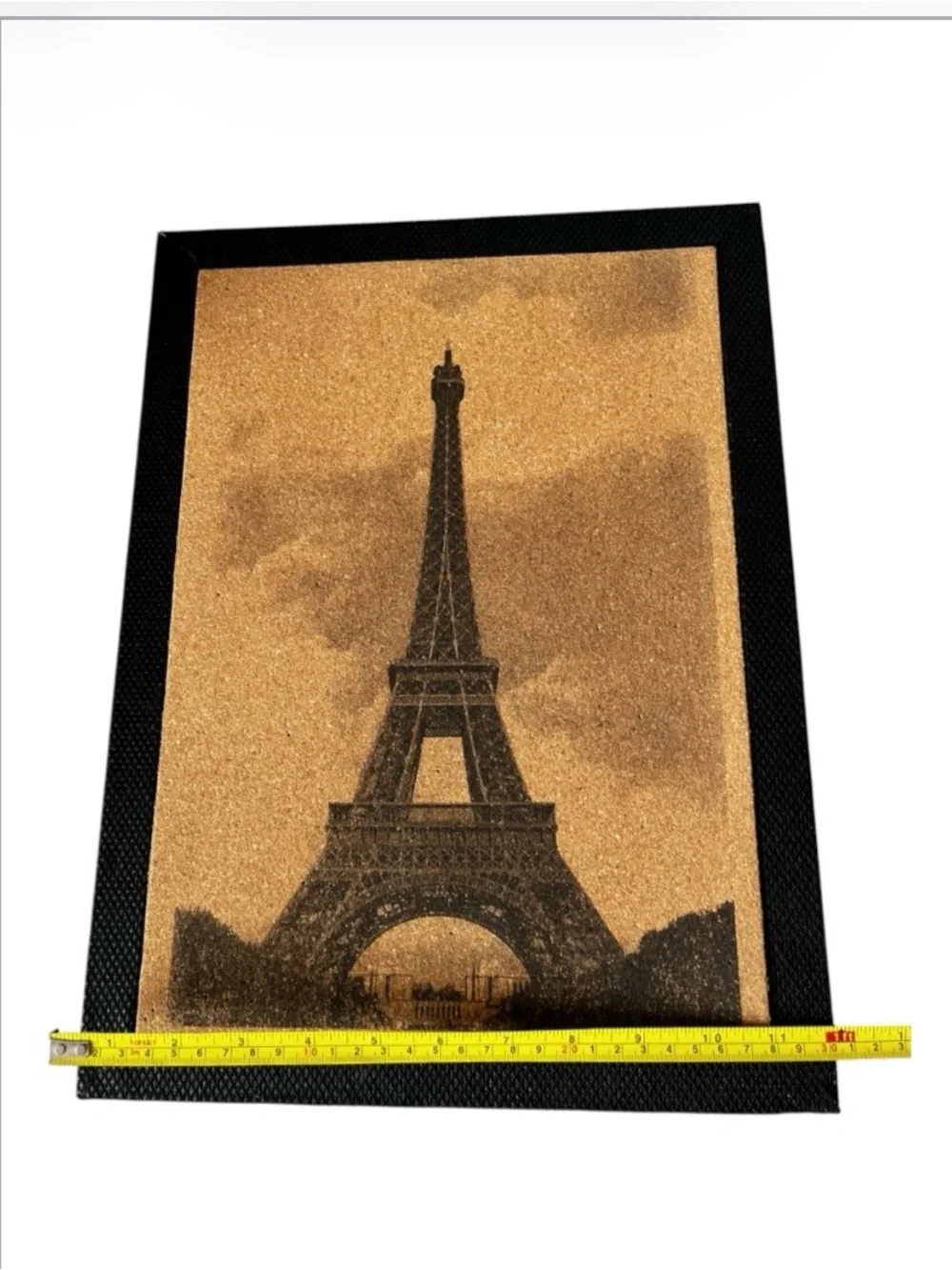 Eiffel Tower Paris Cork Board Wall Decor | Parisian | Home Office